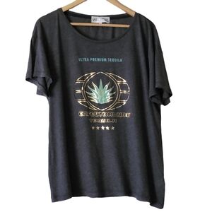 WILDFOX Oversized T-shirt Gray NWOT